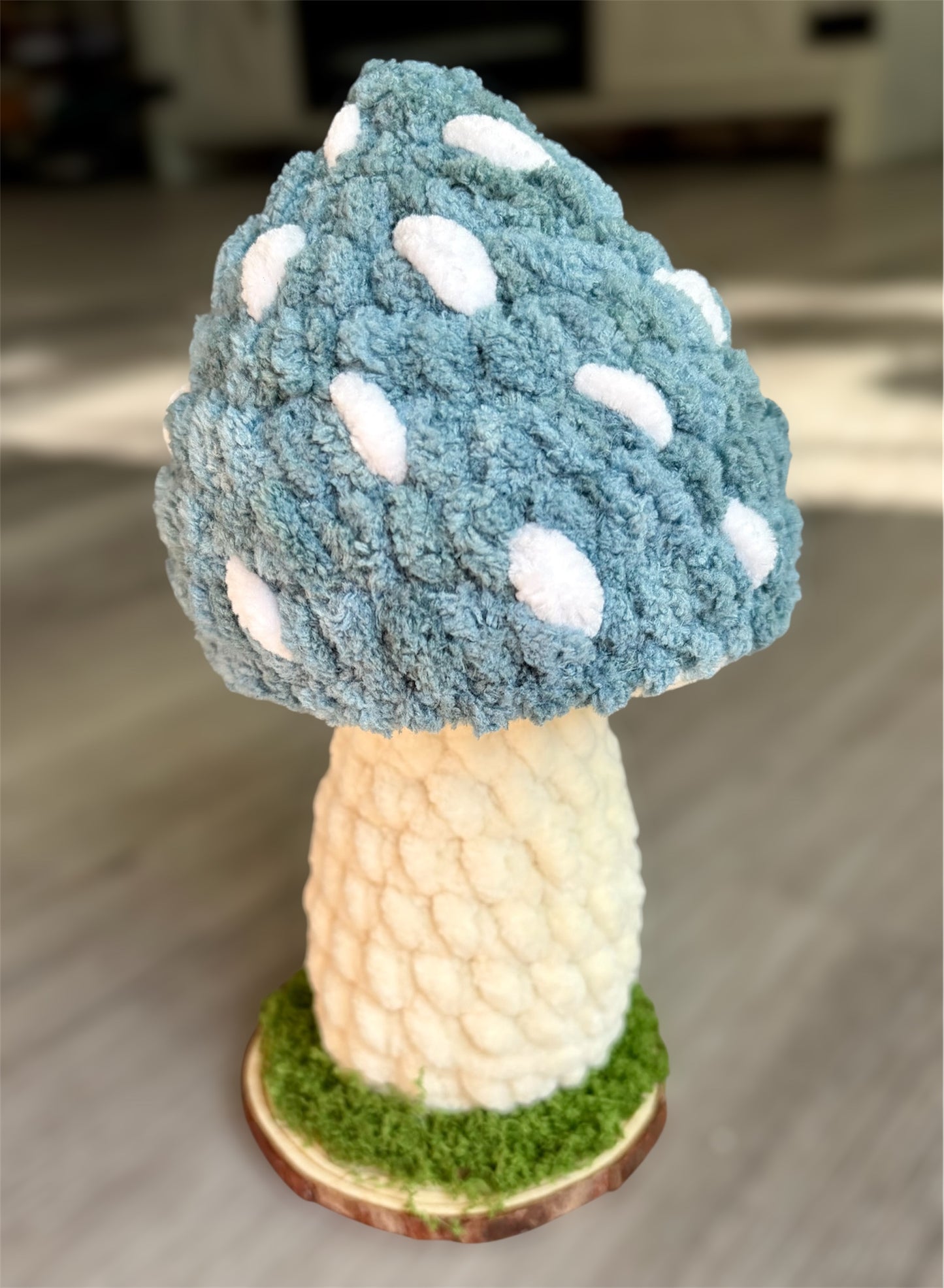 Crochet Mushroom Plush | Cottagecore Mushroom Decor | Handmade Amigurumi Plushie | Soft Forest Plush | Whimsical Woodland Gift | Cozy Room Decor