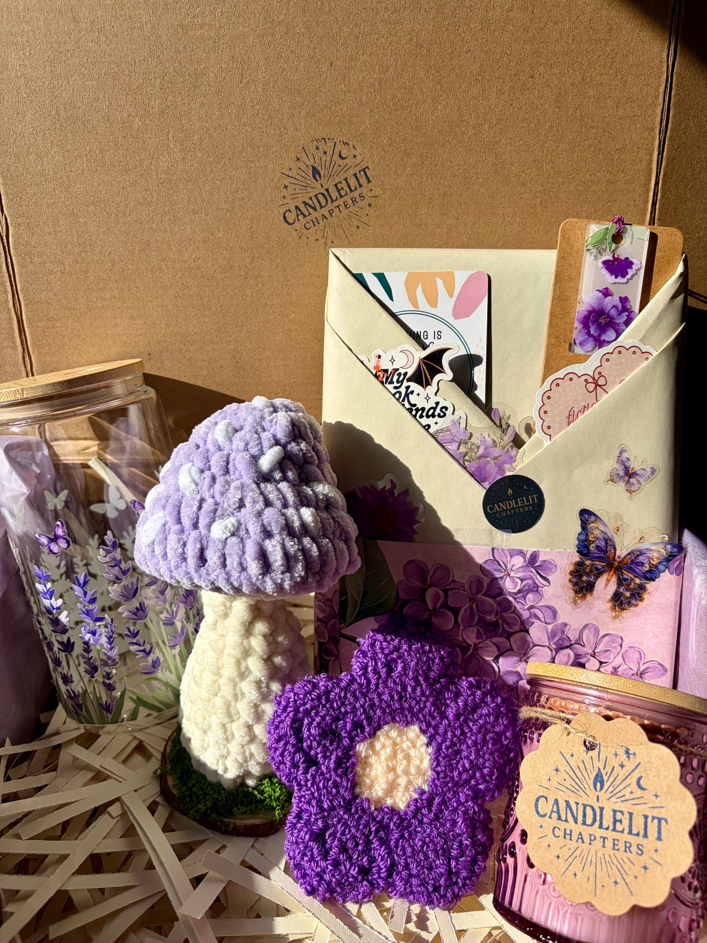 Spring Book Box – Cozy Reading Gift Box | Aesthetic Book Lover Gift | Self Care Book Box