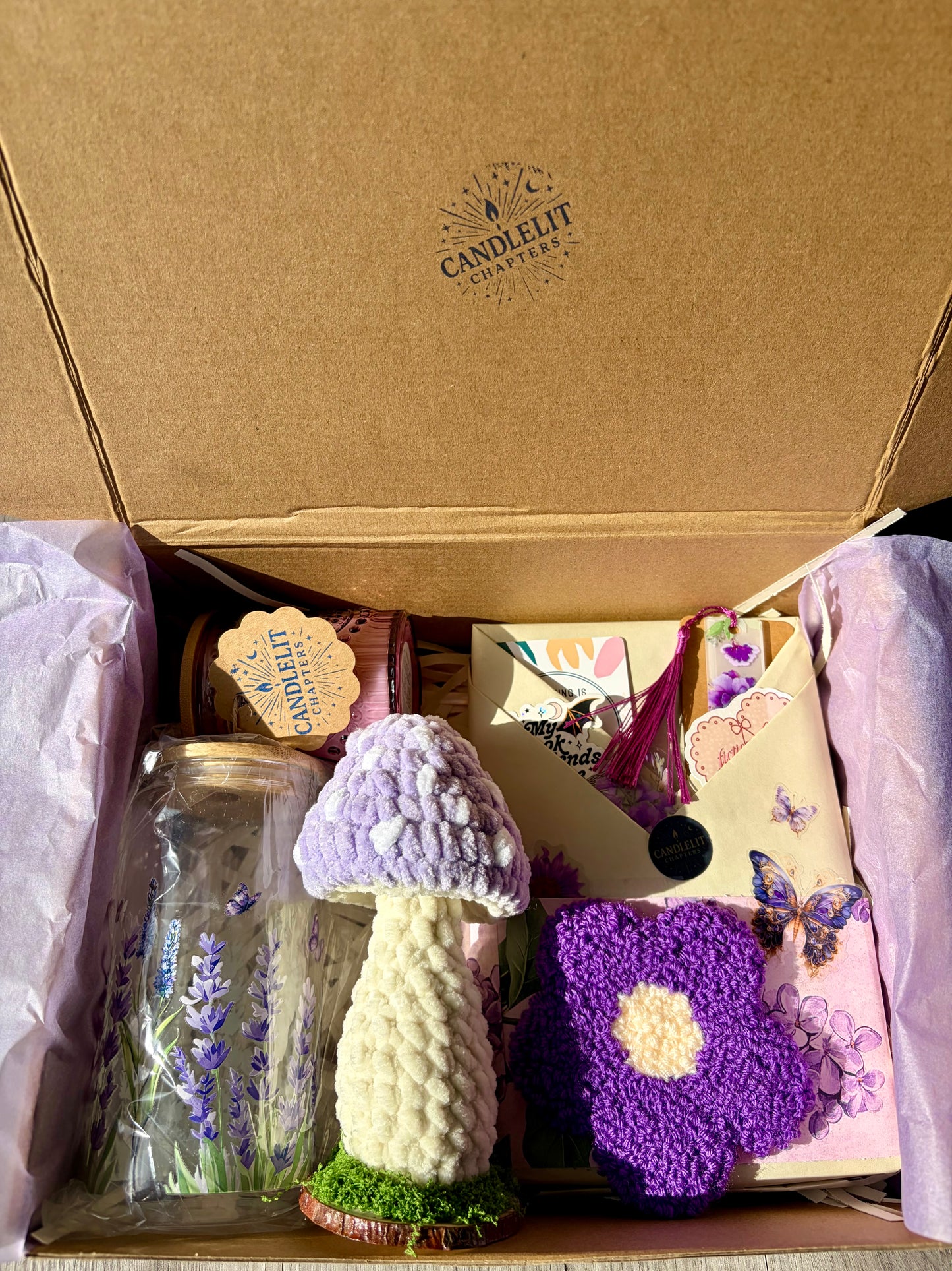 Spring Book Box – Cozy Reading Gift Box | Aesthetic Book Lover Gift | Self Care Book Box