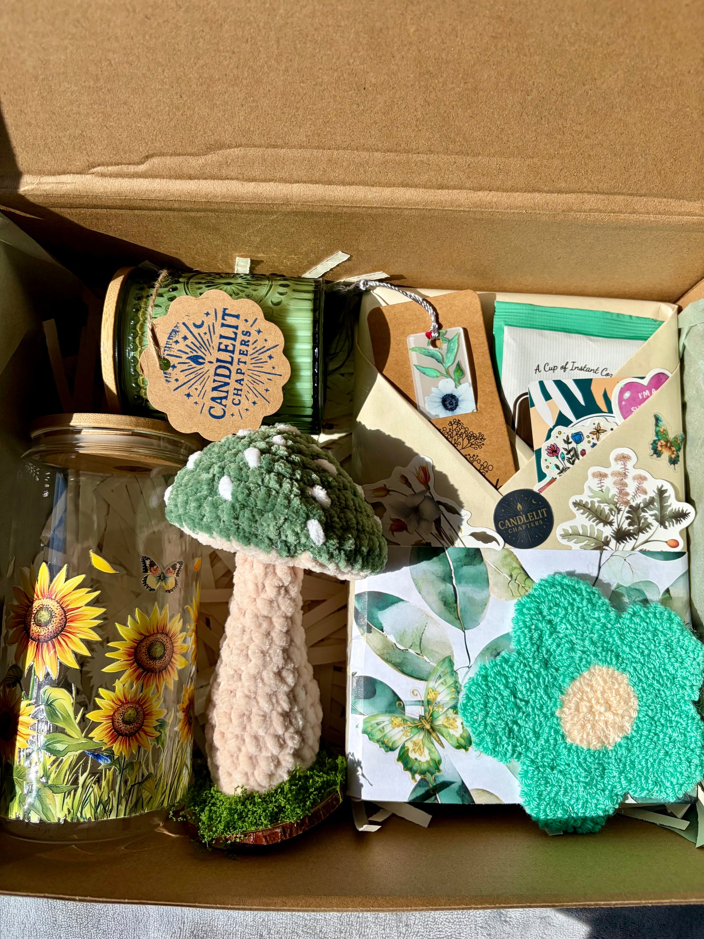 Spring Book Box – Cozy Reading Gift Box | Aesthetic Book Lover Gift | Self Care Book Box