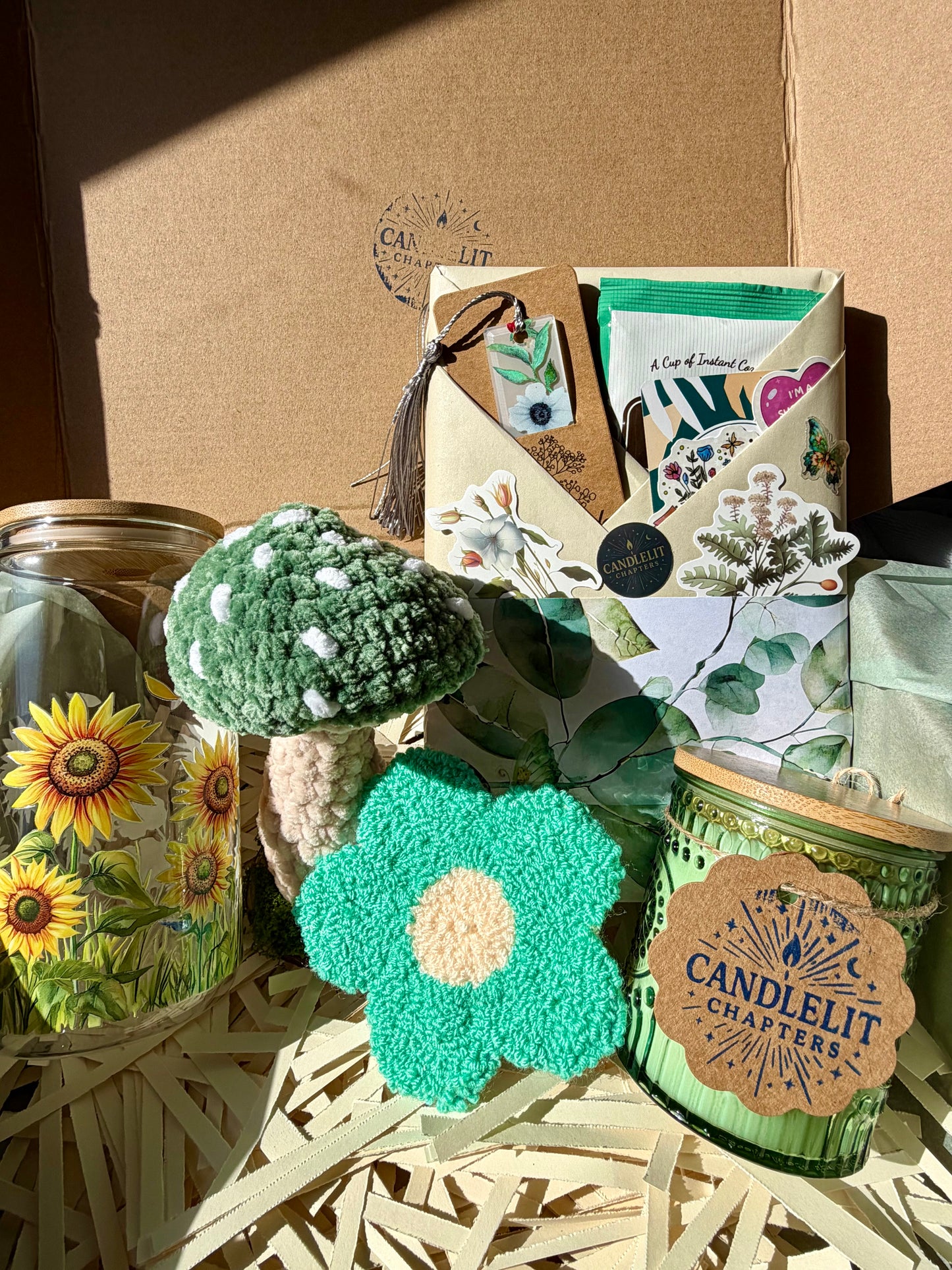 Spring Book Box – Cozy Reading Gift Box | Aesthetic Book Lover Gift | Self Care Book Box