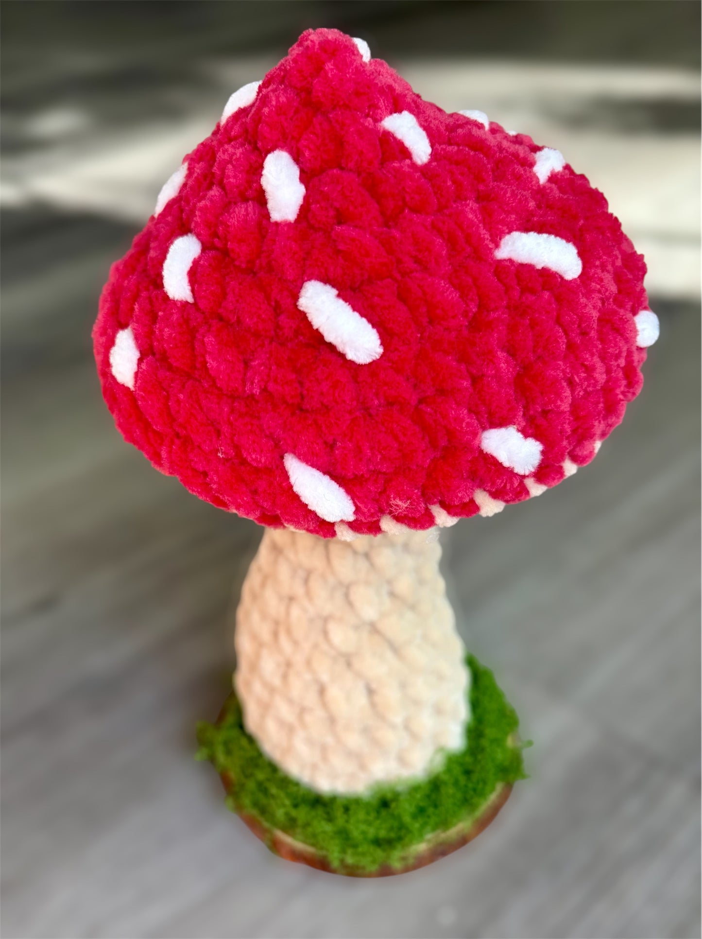 Crochet Mushroom Plush | Cottagecore Mushroom Decor | Handmade Amigurumi Plushie | Soft Forest Plush | Whimsical Woodland Gift | Cozy Room Decor