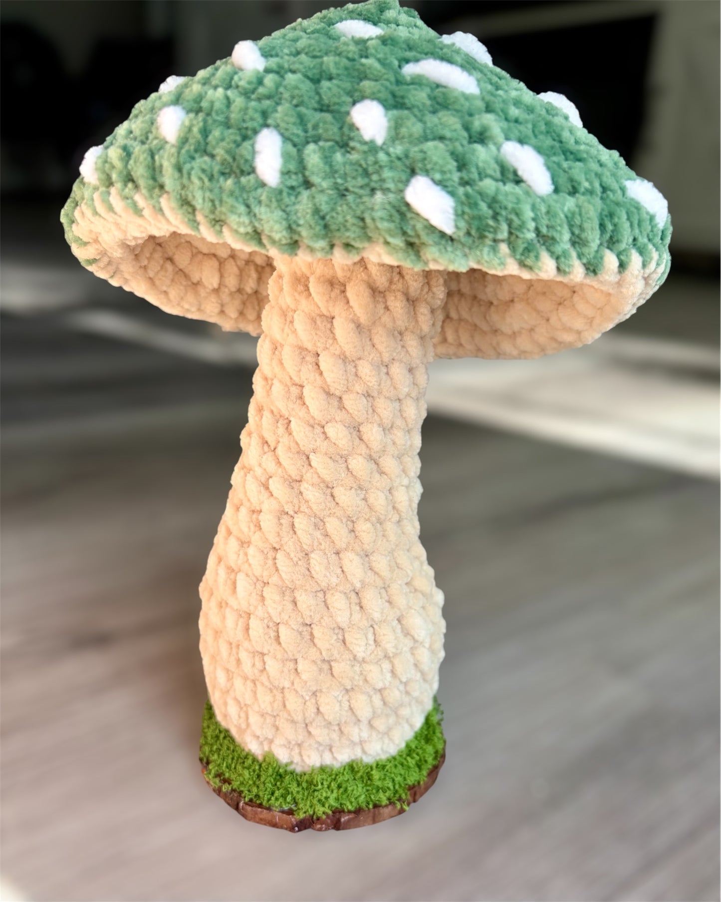 Crochet Mushroom Plush | Cottagecore Mushroom Decor | Handmade Amigurumi Plushie | Soft Forest Plush | Whimsical Woodland Gift | Cozy Room Decor